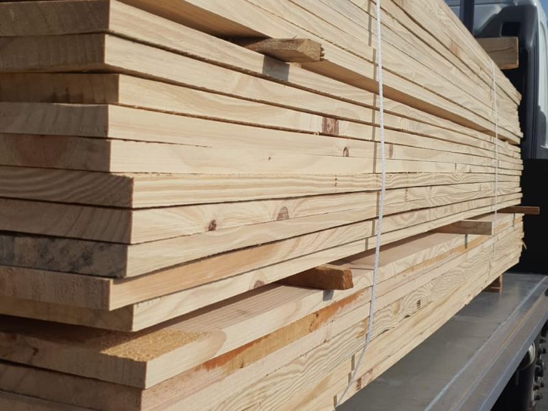 FSC-certified timber and sawn wood
